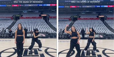 dancers; LA Clippers; Clippers Spirit; blind choreography; dance challenge