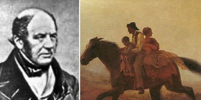 Dr. Samuel Cartwright and the painitng "A Ride for Liberty" by John Eastman 