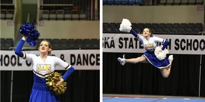cheerleading; cheer competition; Morrill High School; cheered alone
