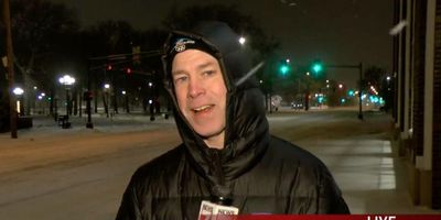Iowa; Mark Woodley; funny video; winter storm; Iowa blizzard