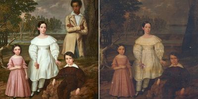 Bélizaire; hidden enslaved child; painting of enslaved child; Louisiana; New York Times