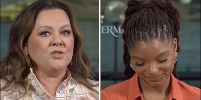Melissa McCarthy and Halle Bailey