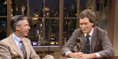 fred rogers talking to david letterman