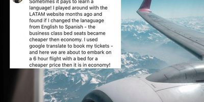 travel hacks, cheap flights, flying business class, LATAM