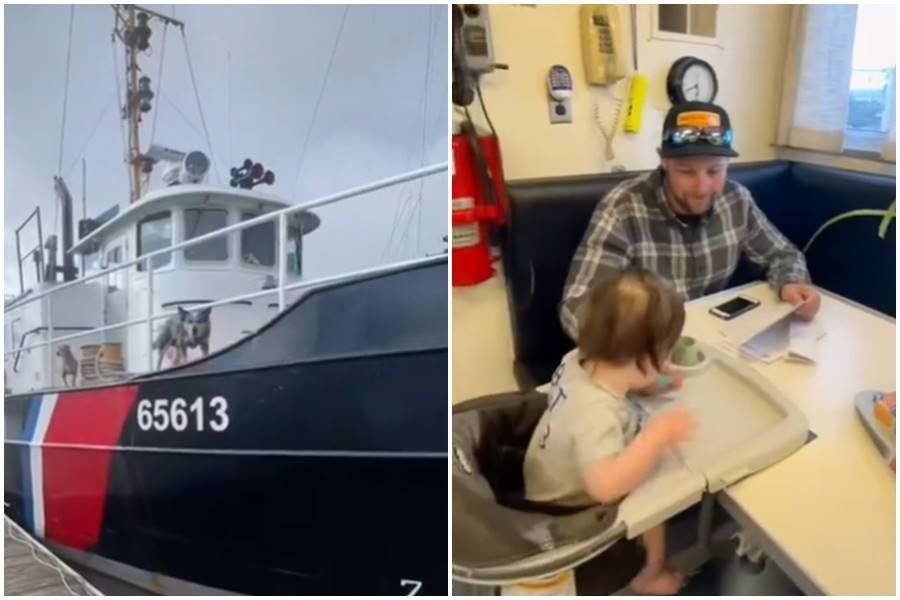 tugboat, family on tugboat, living on a boat