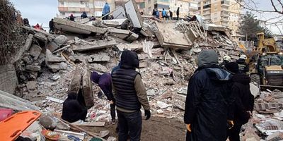 2023 Turkey earthquake rubble