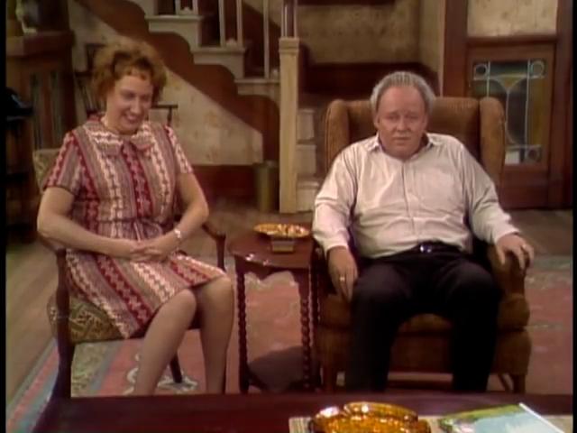 Archie Bunker, guns, 1972 television, All in the Family