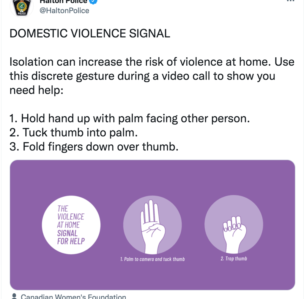 TikTok distress signal