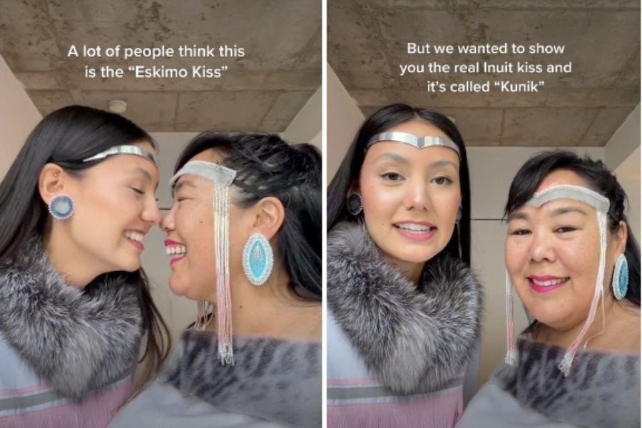Inuit, indigenous, kiss