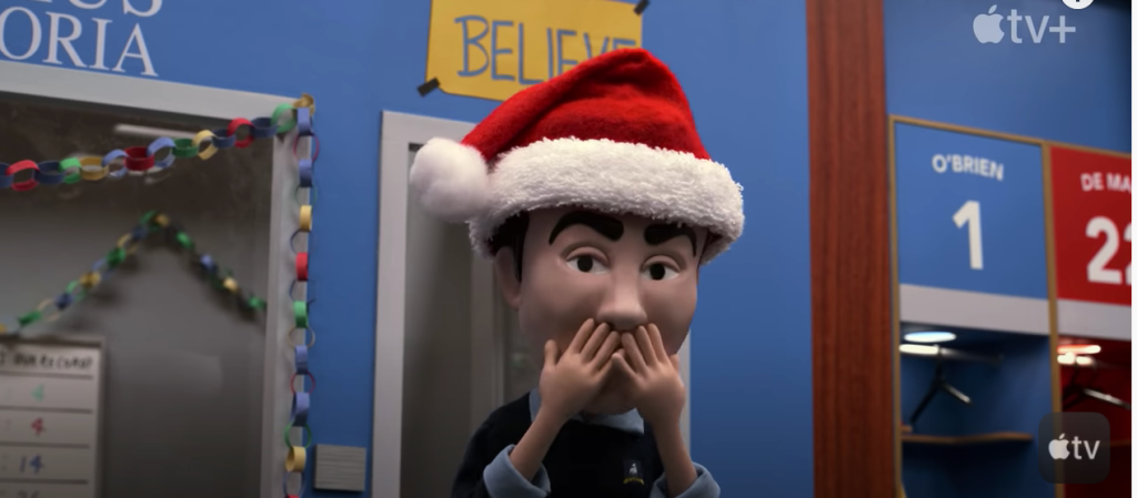 ted lasso, ted lasso christmas, missing christmas mustache