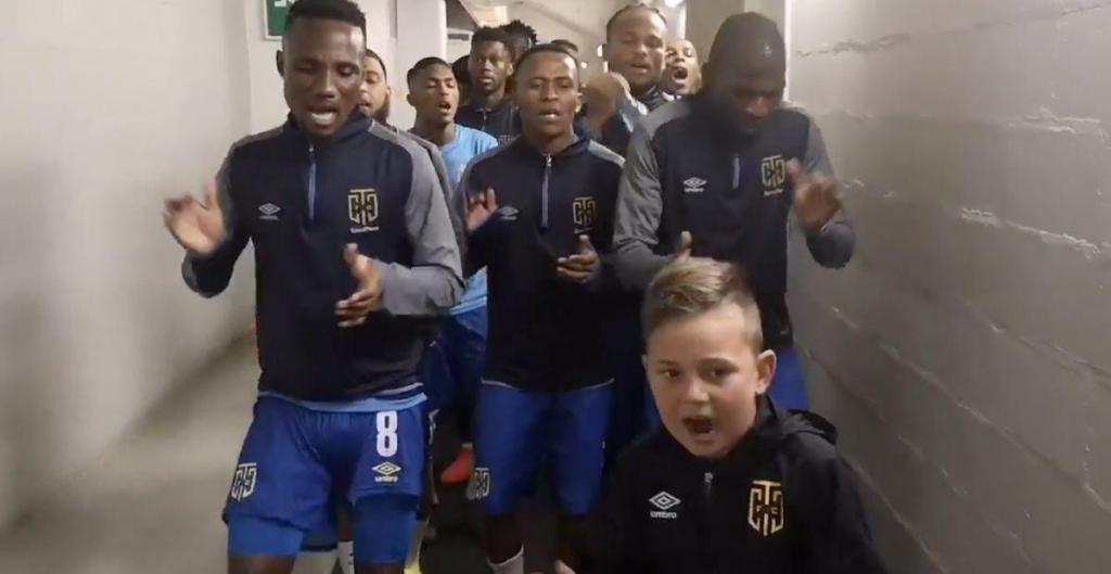 Mateo Manousakis, Cape Town City, pregame ritual, tunnel