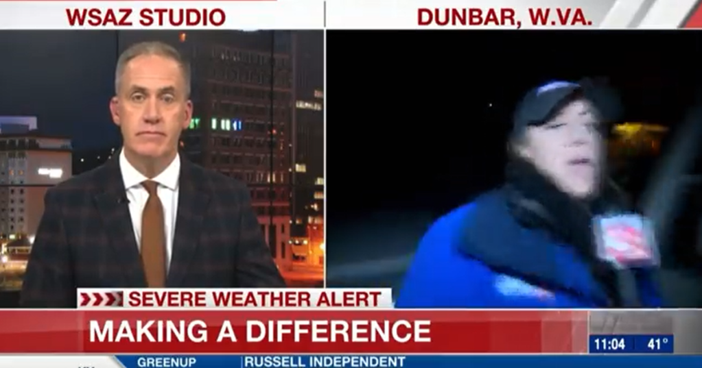 wsaz tv, tori yorgey, reporter hit by car