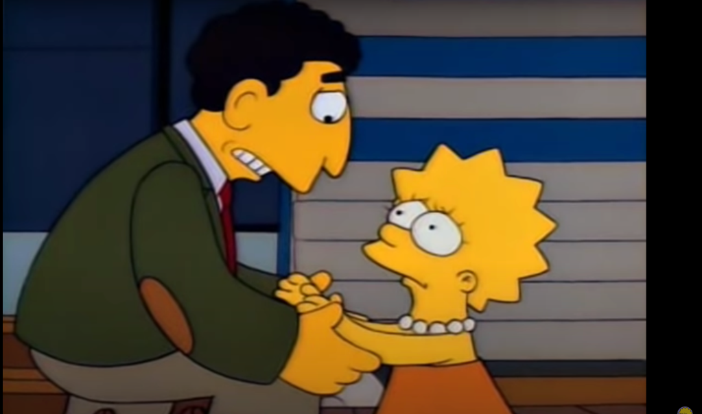 simpsons mr. bergstrom, simpsons substitute scene