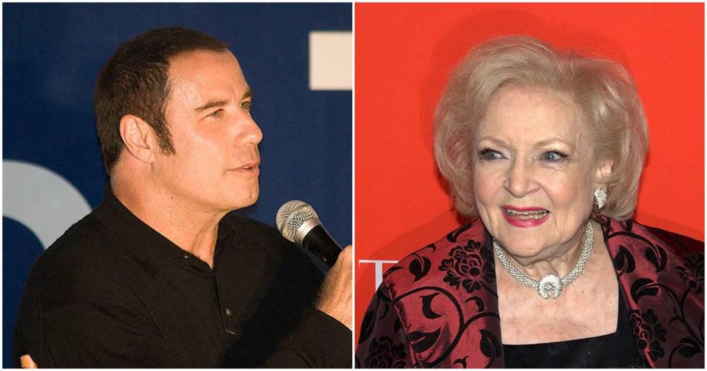 betty white, john travolta, pet adoption