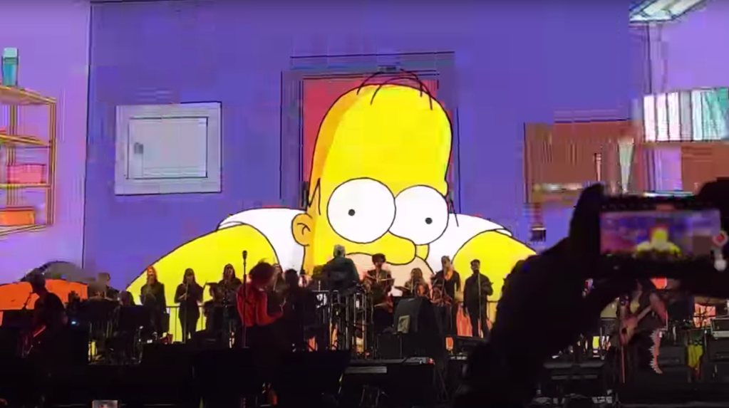 danny elfman simpsons song coachella