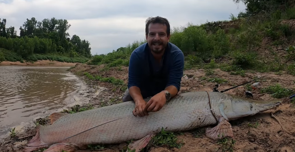Payton Moore, alligator gar, sugar land, texas