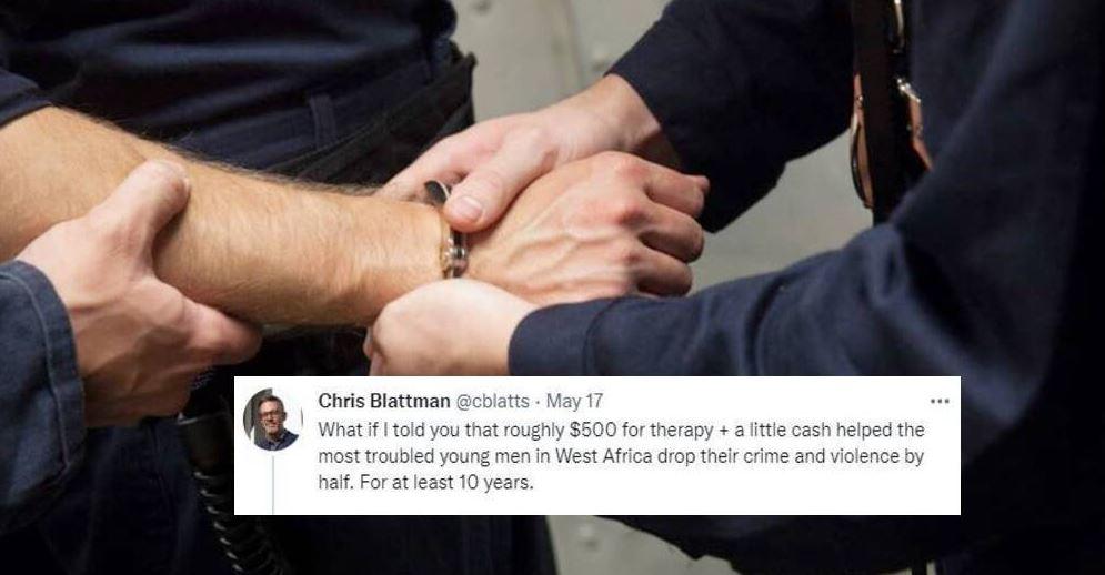 crime, cognitive behavioral therapy, chris blattman, Liberia