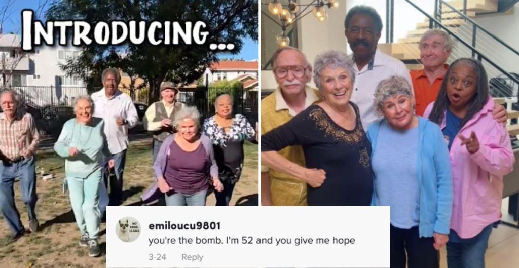 retirement house, tiktok, grandfluencers