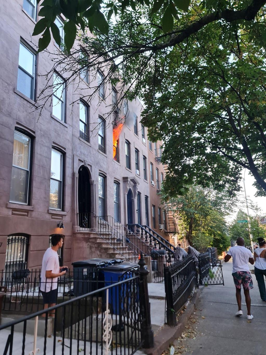 Fritz Sam; Uber driver; fire; New York