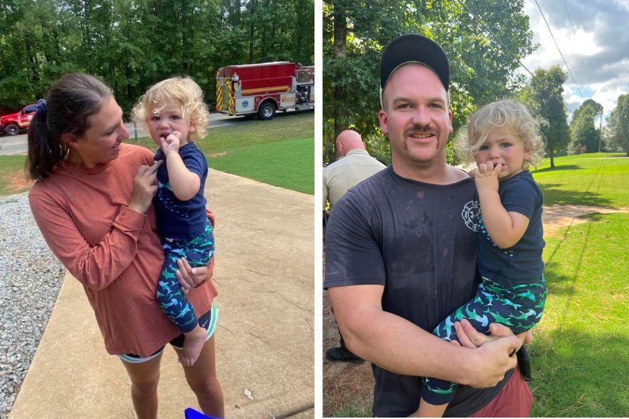 Toddler; missing woman; Alzheimer's