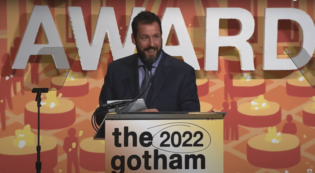 adam sandler, adam sandler gotham awards