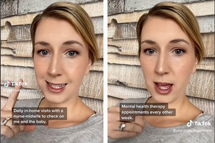 America; Germany; maternity leave; postpartum care; parental leave