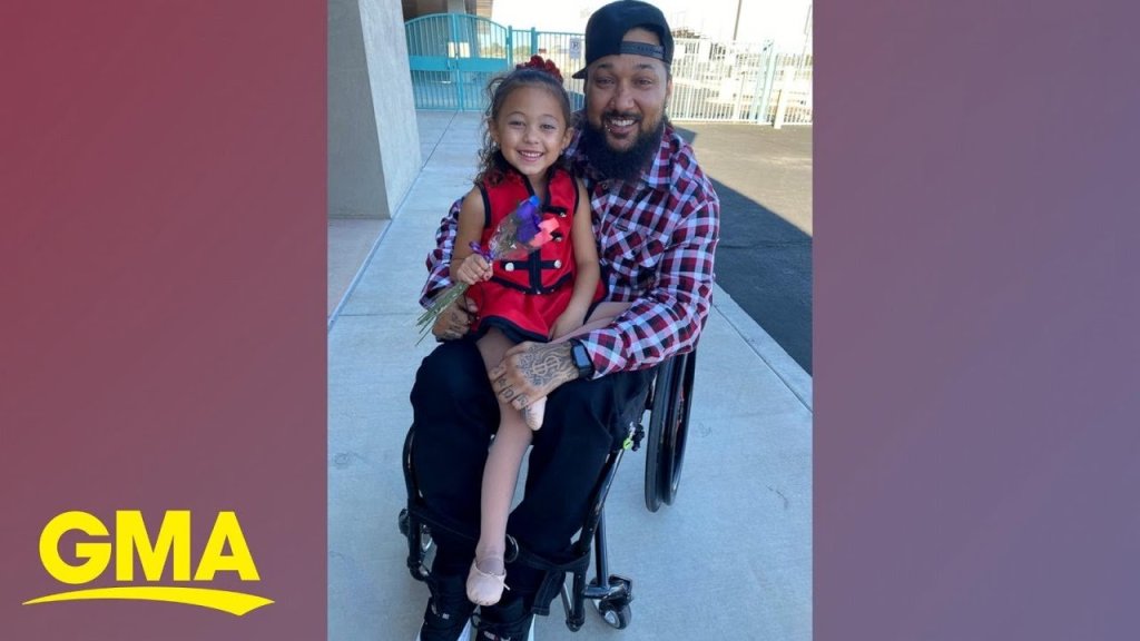 viral tiktok; father daughter dance; parenting; dance in wheelchair
