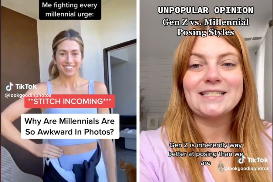 gen z, millennials, posing tips