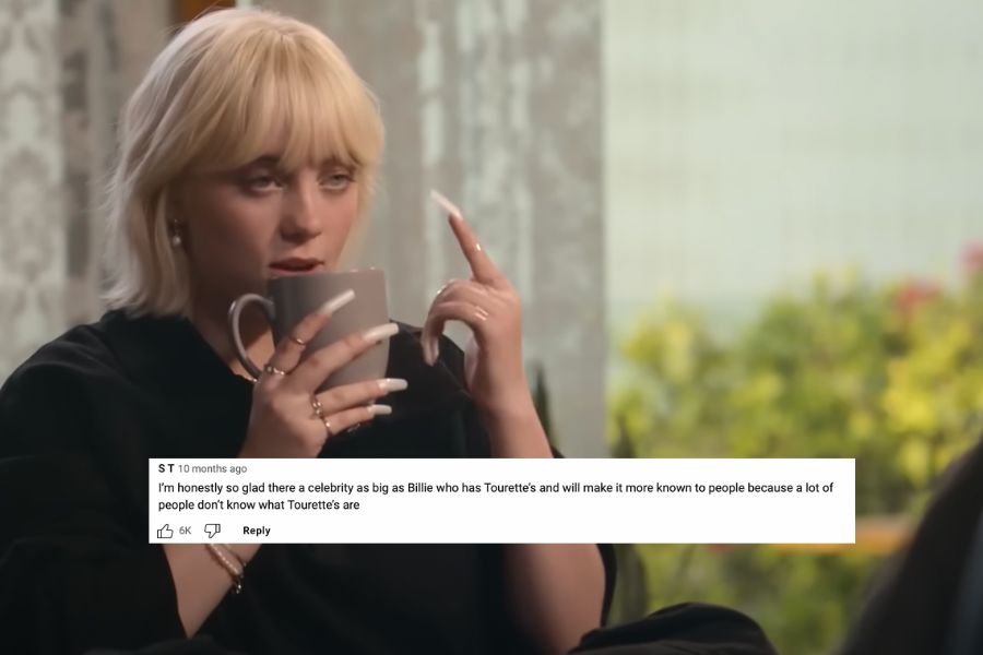 billie eilish, tourettes, billie eilish tourettes