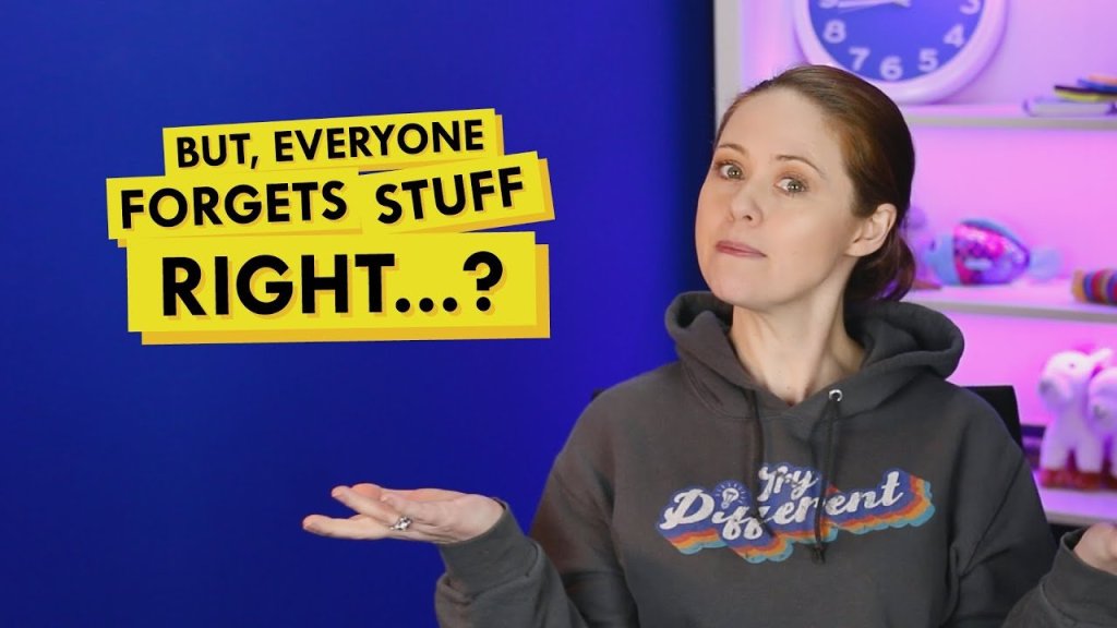 ADHD; mental health; forgetfulness; working memory; memory loss