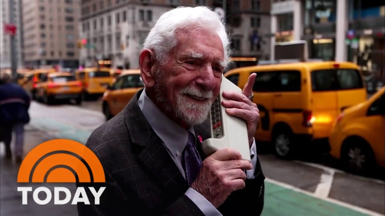 cell phone; Motorola; cell phone anniversary; Marty Cooper; YouTube