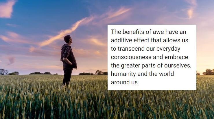 awe, transcendence, mental health