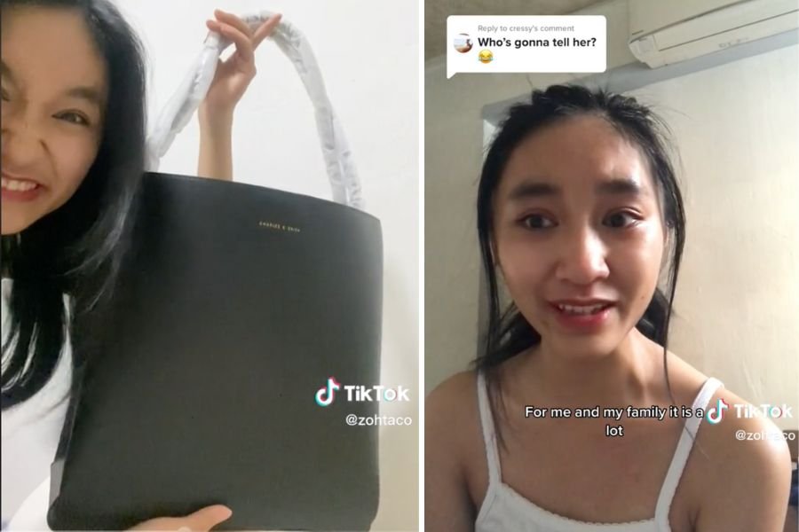 charles and keith, luxury purse, fashion, bullying, tiktok, handbag