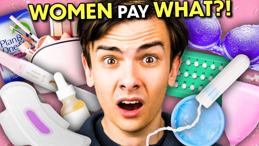 men react; period products; reaction video; womanhood; period tax