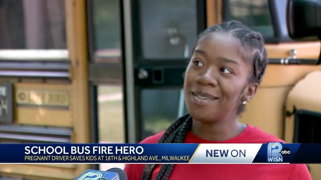 pregnant bus driver; summer break; school bus; hero bus driver
