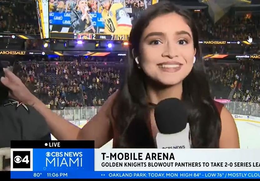 samantha rivera, golden knights hockey, rowdy sports fans