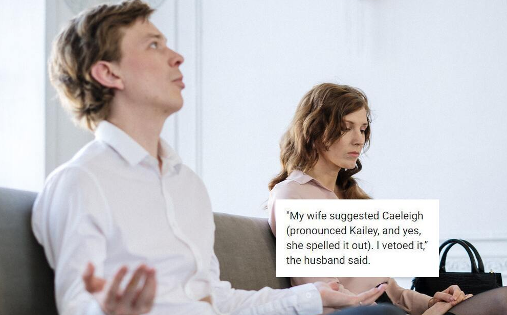 baby names, aith, couple fights