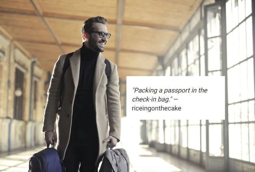 travel mistakes, airports, travel fails