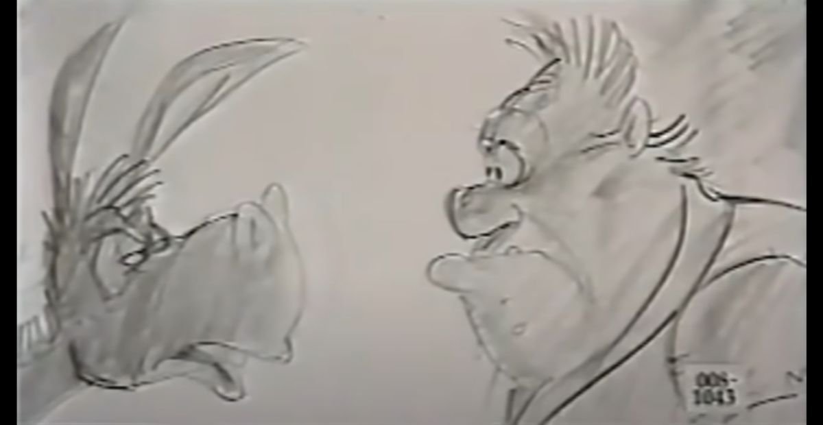 donkey and shrek sketches