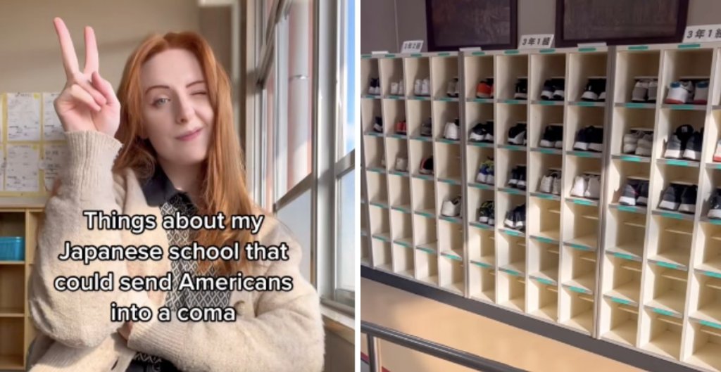 teacher in japan sharing things about her school