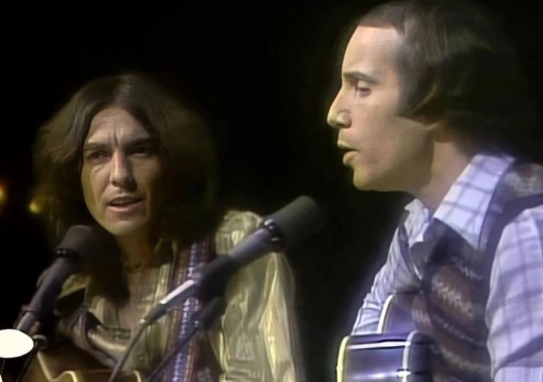 george harrison, paul simon, saturday night live