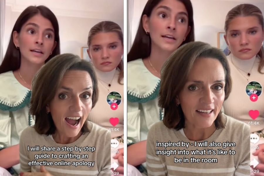 Lunden and Olivia; Lunden and Olivia apology; Public apology; celebrity apology; tiktok video