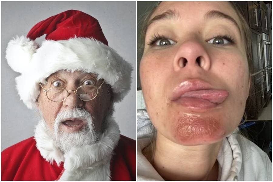 beards, facial hair, kissing