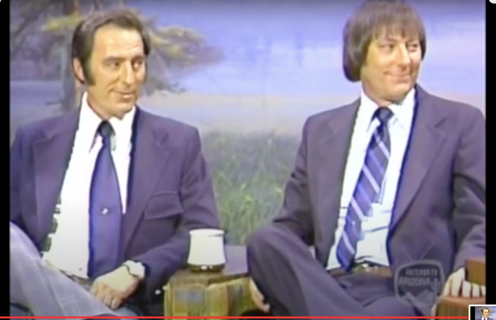two men on the johnny carson show