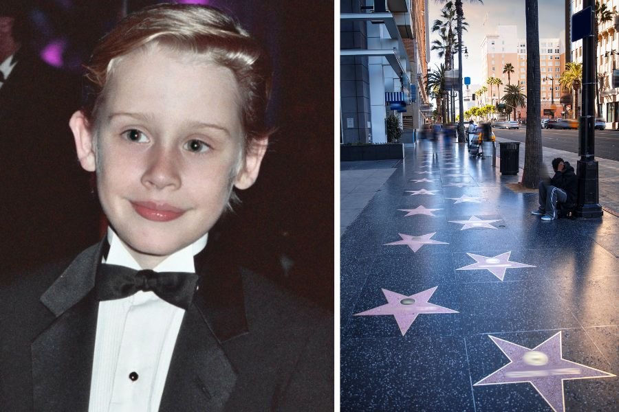 Macaulay Culkin, Macaulay Culkin walk of fame, Macaulay Culkin home alone,