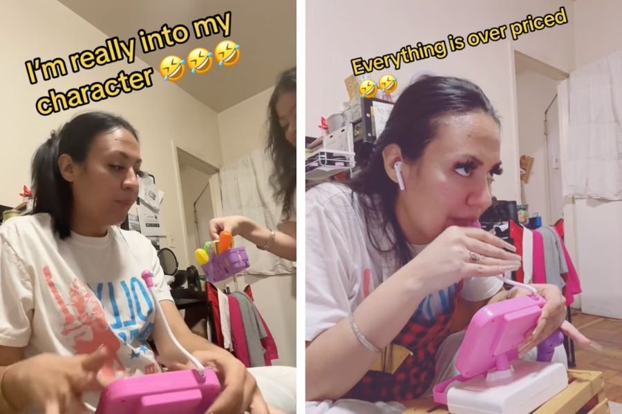 rosey the cashier tiktok, grocery cashier tiktok, funny tiktok