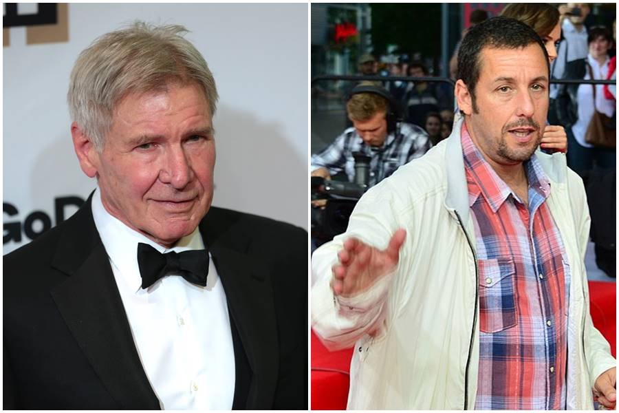 harrison ford, adam sandler, conan