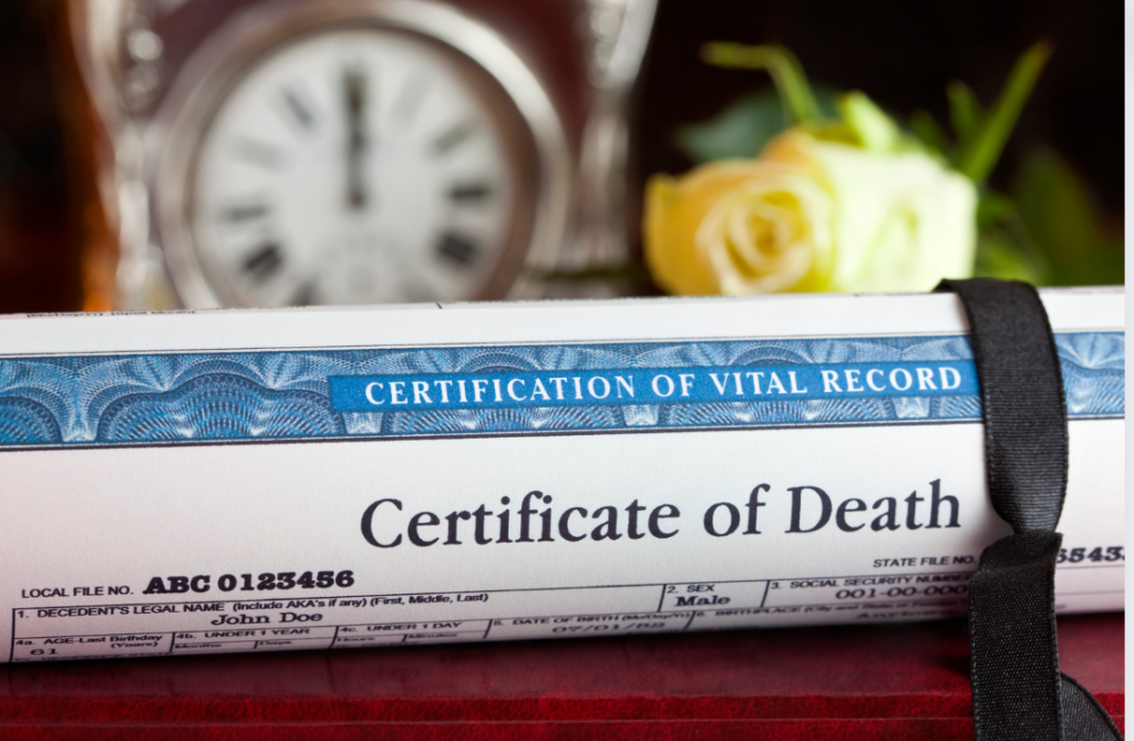 tyler chase death, death certificate, mistakenly declared dead, fake death