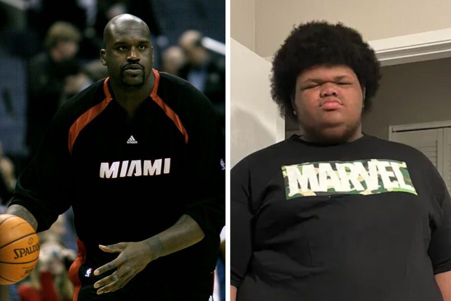 Shaq; Shaquille O'Neal; Shaq new shoes; teen size 23 shoes; Shaq donates new shoes