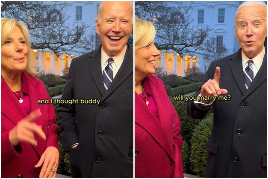 joe biden, dr. jill biden, meet cute NYC